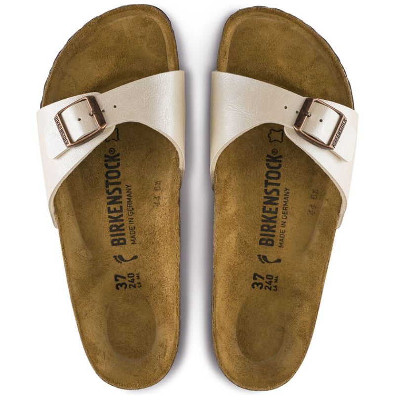 BIRKENSTOCK MADRID PEARL WHITE SANDAL