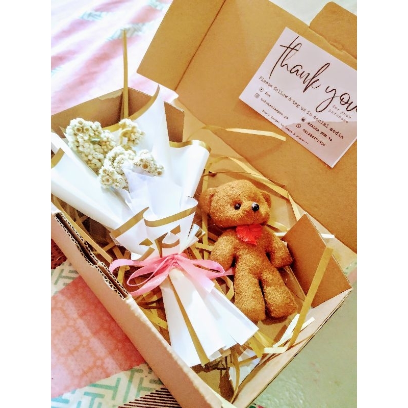 buket box hampers buket boneka