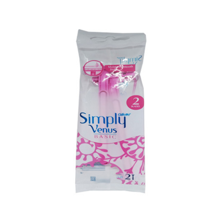 GILLETTE SIMPLY VENUS | ❤ jselectiv ❤ Pisau Cukur Sekali Pakai Untuk Wanita - ORI✔️BPOM✔️COD✔️
