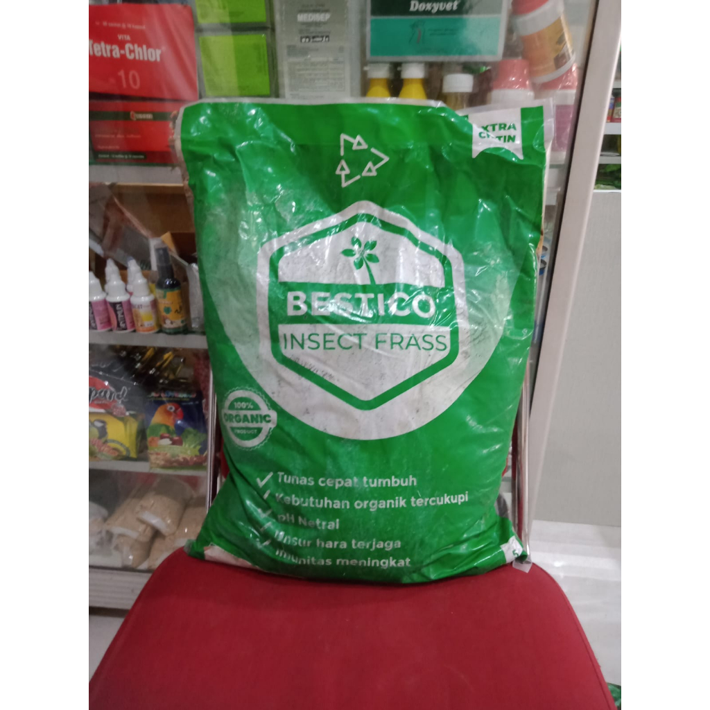 Pupuk Organic Bestico Insect Frass Kemasan 5KG