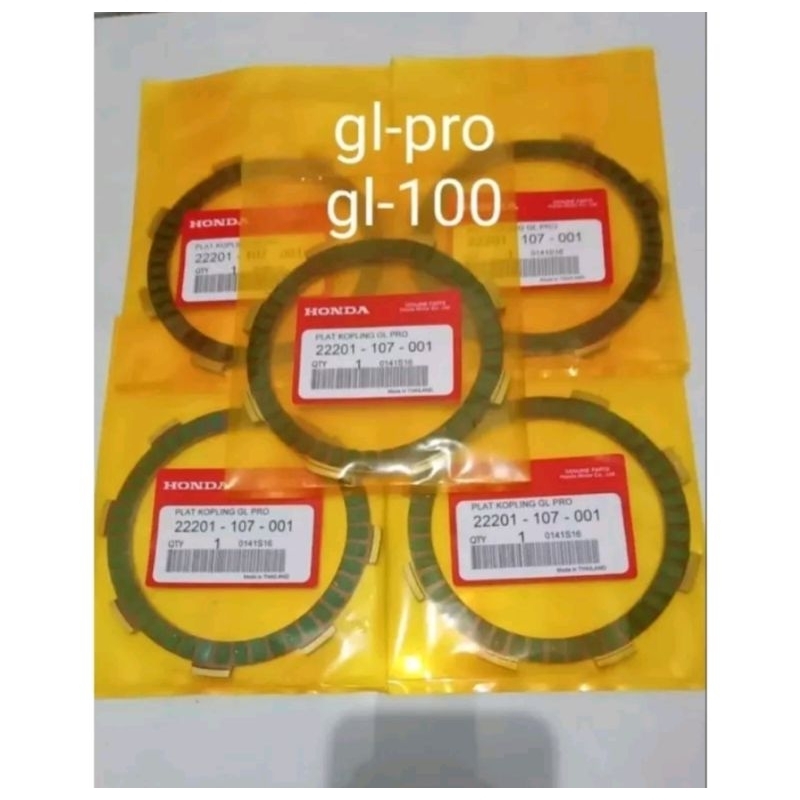 PLAT KOPLING - KAMPAS KOPLING HONDA GL PRO GL 100 ORI ORIGINAL THAILAND