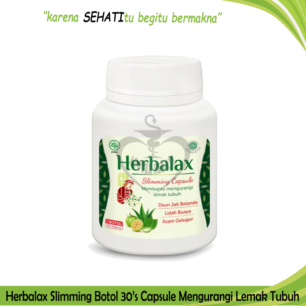 Herbalax Slimming Capsule 30 Pelangsing Menurunkan Berat Badan