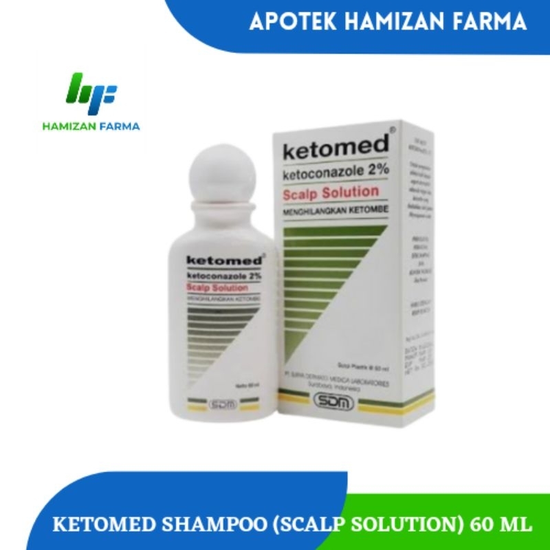 KETOMED SCALP SOLUTION / KETOMED SHAMPOO / SHAMPOO ANTI KETOMBE