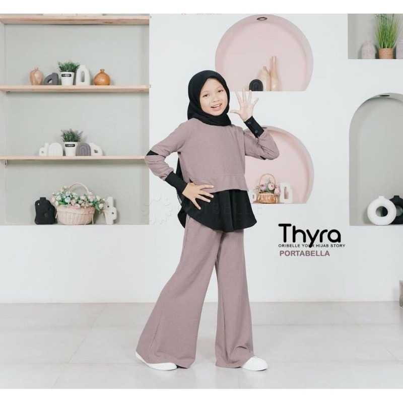 Thyra set kids / set anak perempuan usia 9-11 tahun