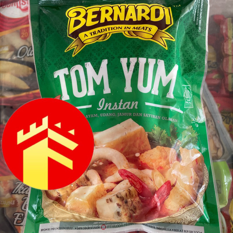 

BERNARDI STEAMBOAT TOMYAM TOMYUM 300 GR INSTAN BAKSO IKAN MIX STEAMBOAT BERNARDI