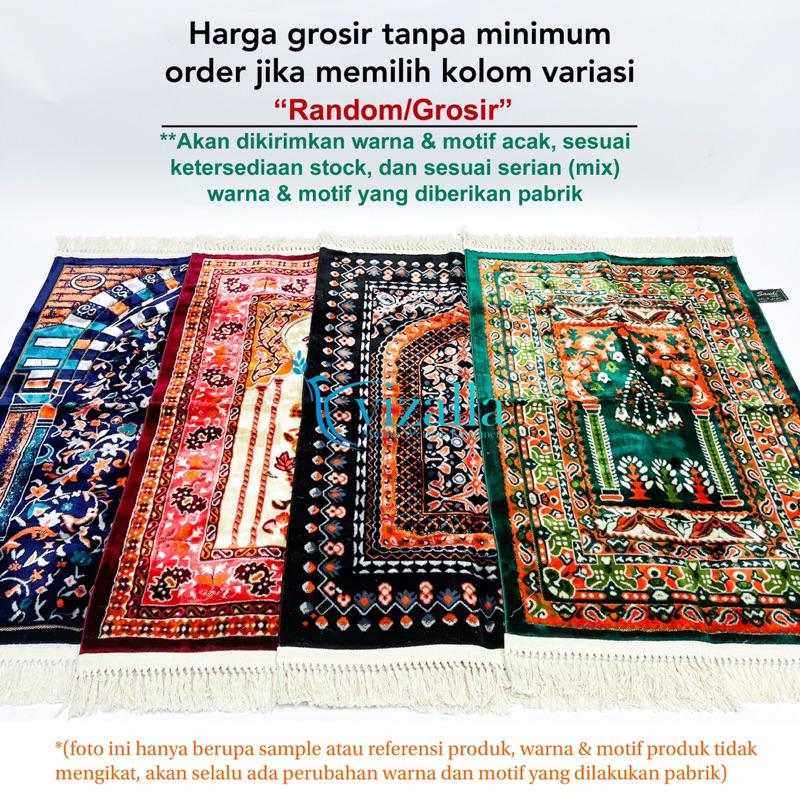 Sajadah Saudi Premium Besar/ 110*70 Sajadah Carpet/ Grosir Sajadah