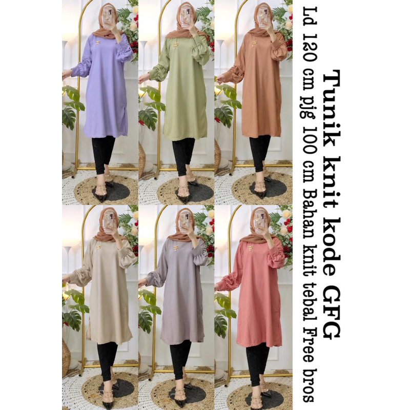 Dress tunik voxy knit gfg