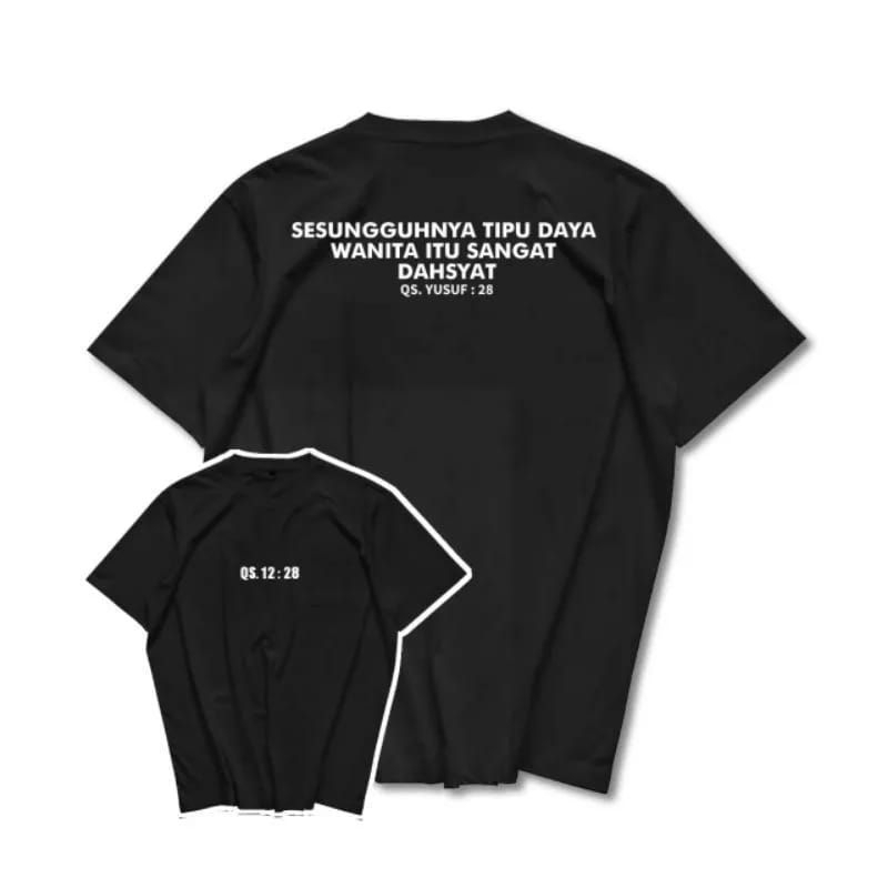 KAOS DISTRO QS:YUSUF 28//T-SHIRT UNISEX