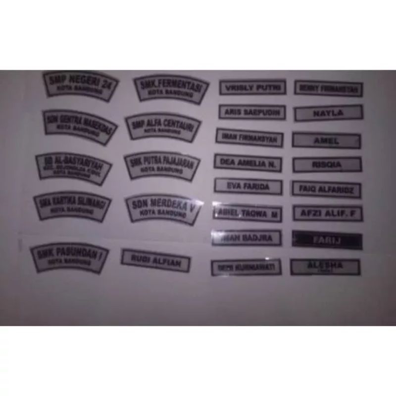BORDIR BET LOGO SEKOLAH