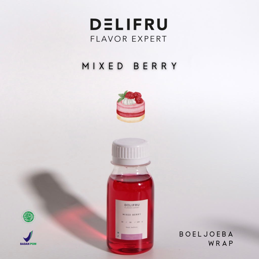 Delifru Mixed Berry Syrup Repack [30, 50, 100] g