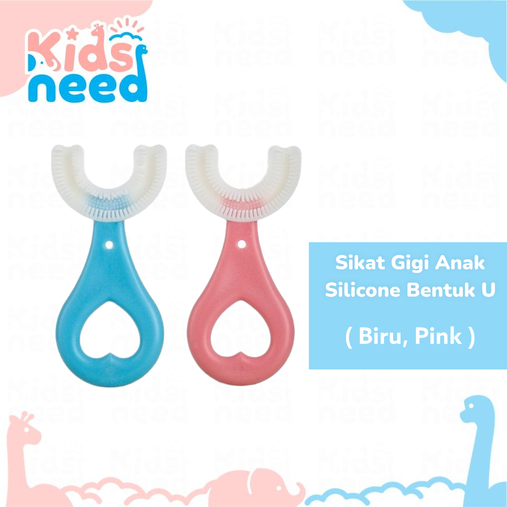 Sikat Gigi Anak Silicone Bentuk U Usia 2-6 Tahun