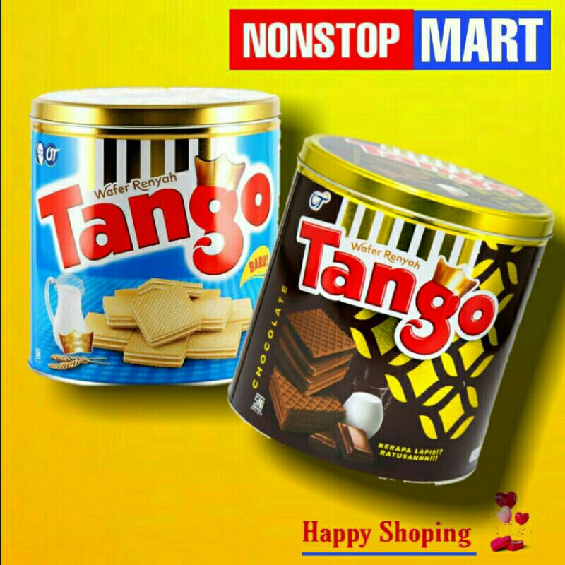 

TANGO Wafer vanilla/coklat kaleng, 290gr