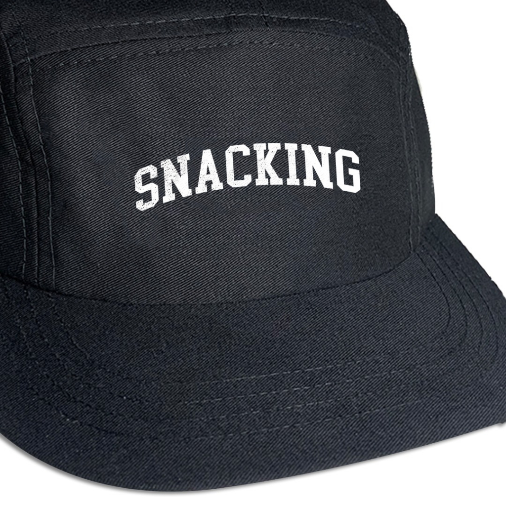 Five Panel - Snackingchoices College Black