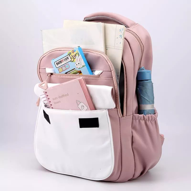 Cod Tas Ransel Anak Cute Tas Ransel Fhasion Korea New Tas Ransel Kawaii Untuk Anak SD/SMP/SMA Tas Anak Motif TM30 Straubery  Bear