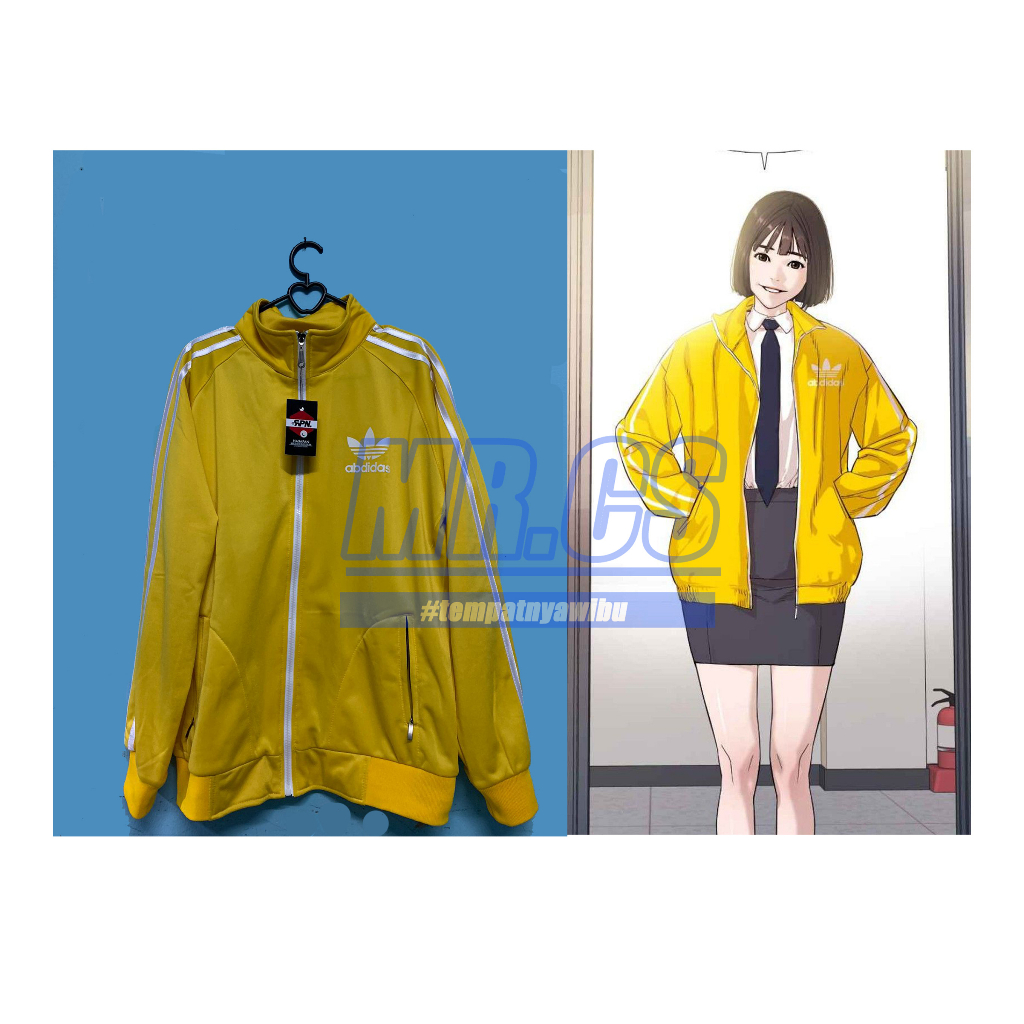 Jaket tracktop gaeul how to fight / outfit gaeul how to fight / outfit manhwa