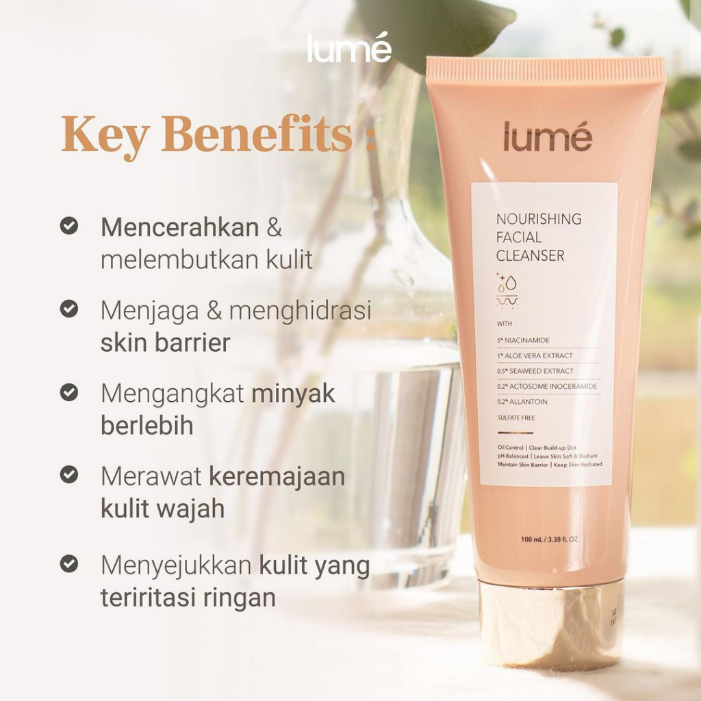 (Free Emas 24K) Paket Bundling LUME Skincare ACNE Starter Set isi 3 pcs BPOM Halal