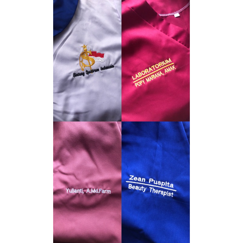 (BACA DESKRIPSI)  Link bordir baju oka/baju ok/baju jaga TERMURAH