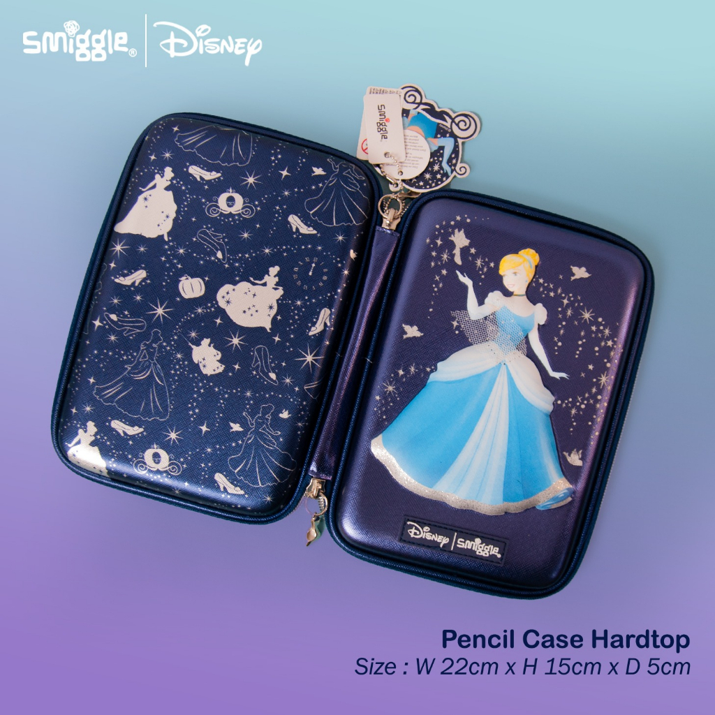 

Jual Produk SMIGGLE FROZEN/STARWARS/CINDERELLA/ARIEL/SPIDERMAN pencil case hardtop gambar dua sisi