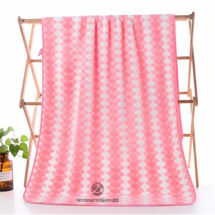 Handuk Mandi 80X160cm Handuk dewasa Handuk Daya Serap Tinggi dan Lembut motif LX