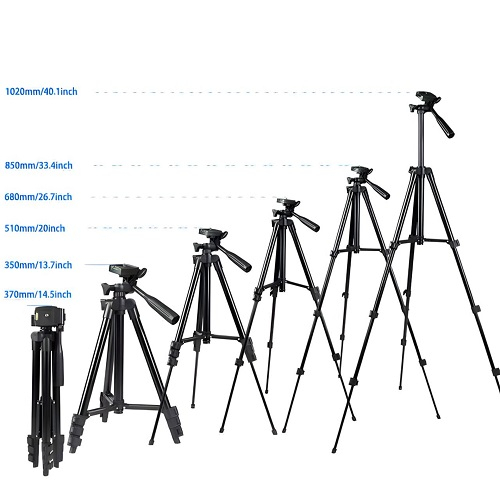 TRIPOD 3120A FOLDABLE CAMERA MOBILE TRIPOD (BLACK EDITION) WT-3120A