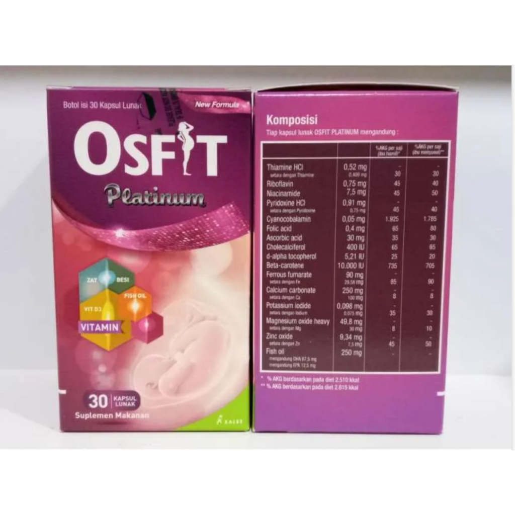 OSFIT PLATINUM OsfitPlatinum Suplemen Ibu Hamil & Menyusui