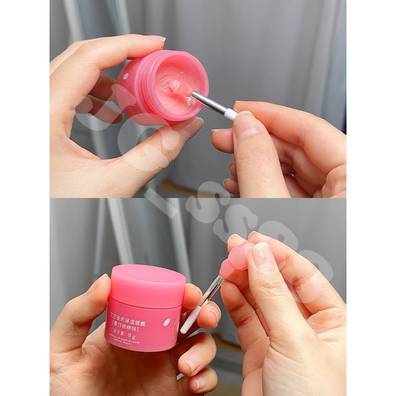 Brush aplikator lipstik eyeshadow aplikator silikon lembut