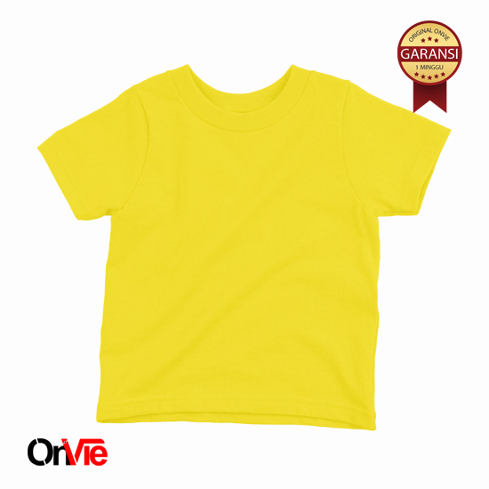 Kaos Polos Anak Polos Premium / Kaos Bayi Polos Premium 1-10 Tahun