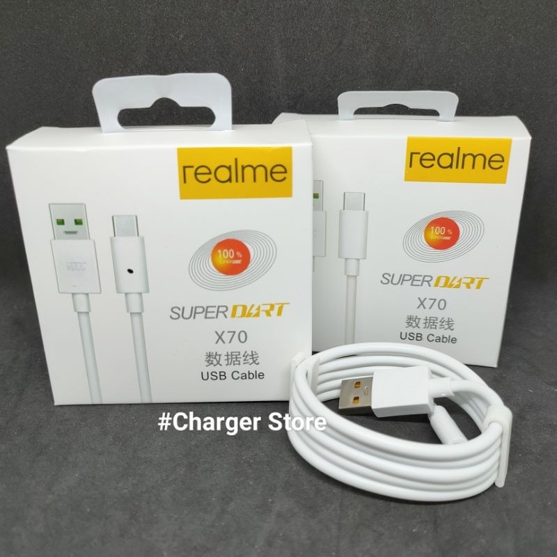 Kabel Data Realme Micro USB Ori SUPER VOOC DART 4A USB Cable Realme