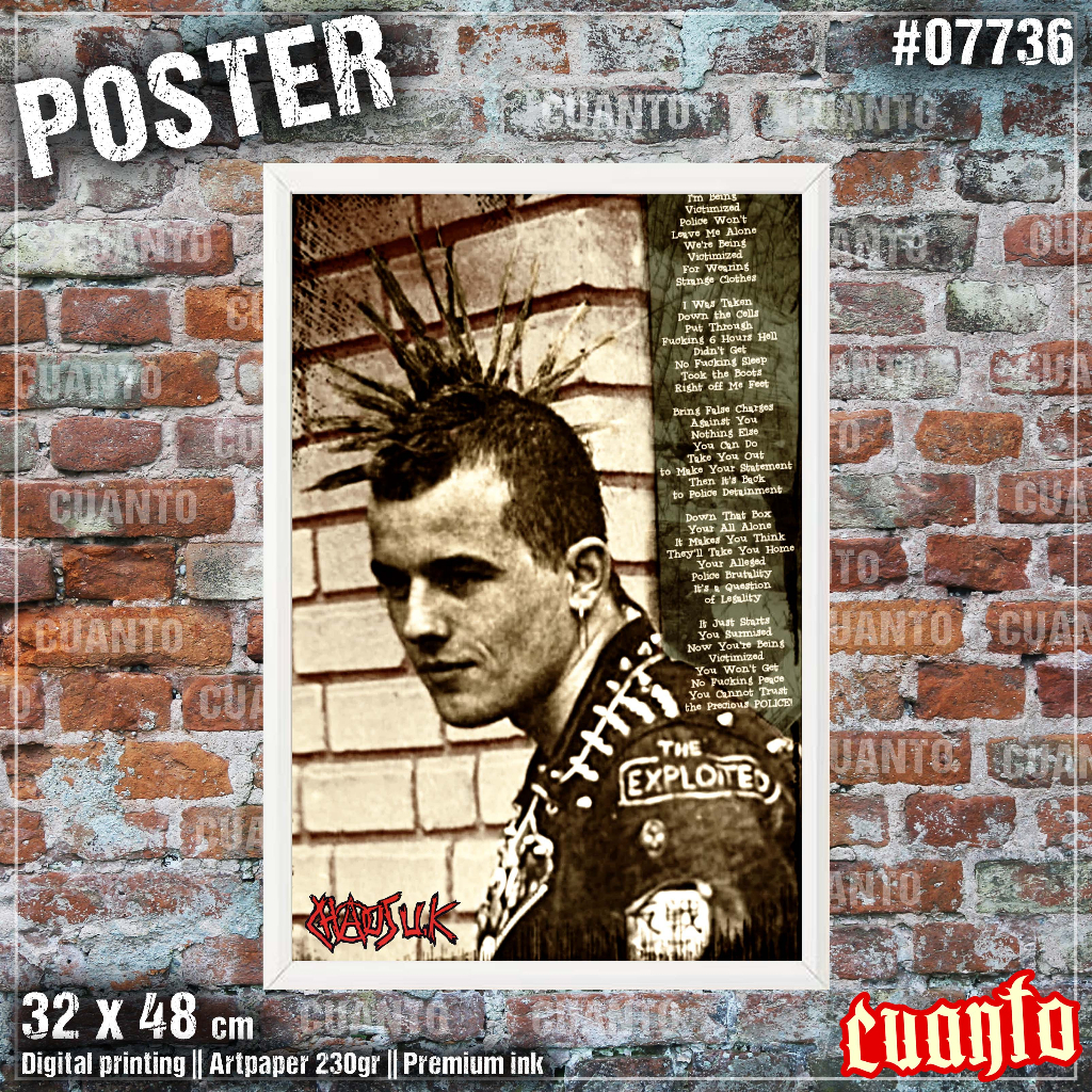 Poster Band Punk Legend Chaos UK