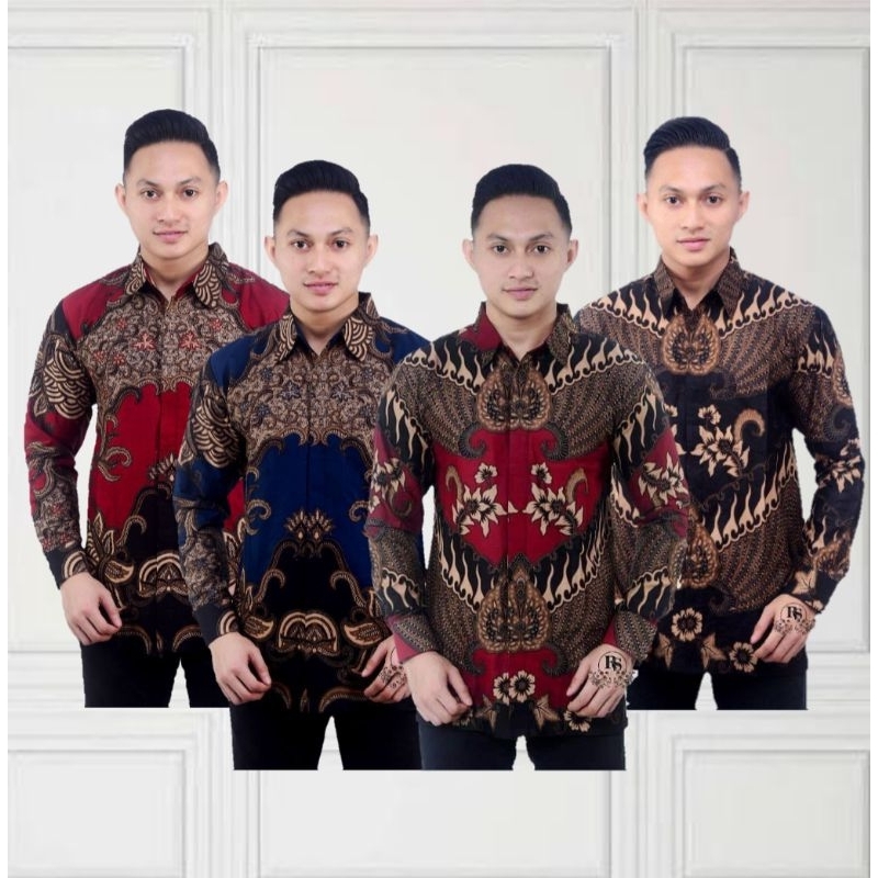 Kemeja Batik Pria Lengan Panjang