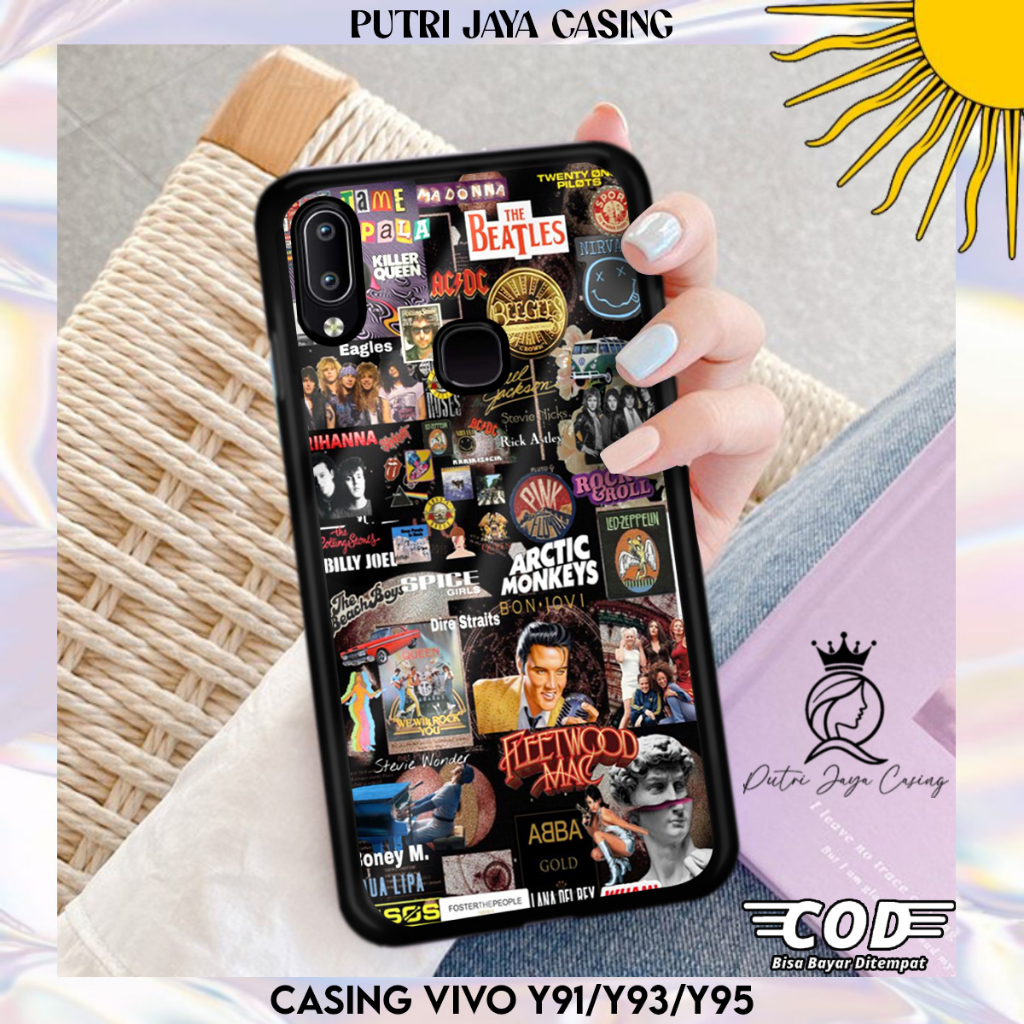 Case Hp Vivo Y91 Y93 Y95 casing Vivo Y91 Y93 Y95 Motif AESTHEBLCK Casing Terbaru Case Karakter Lucu 