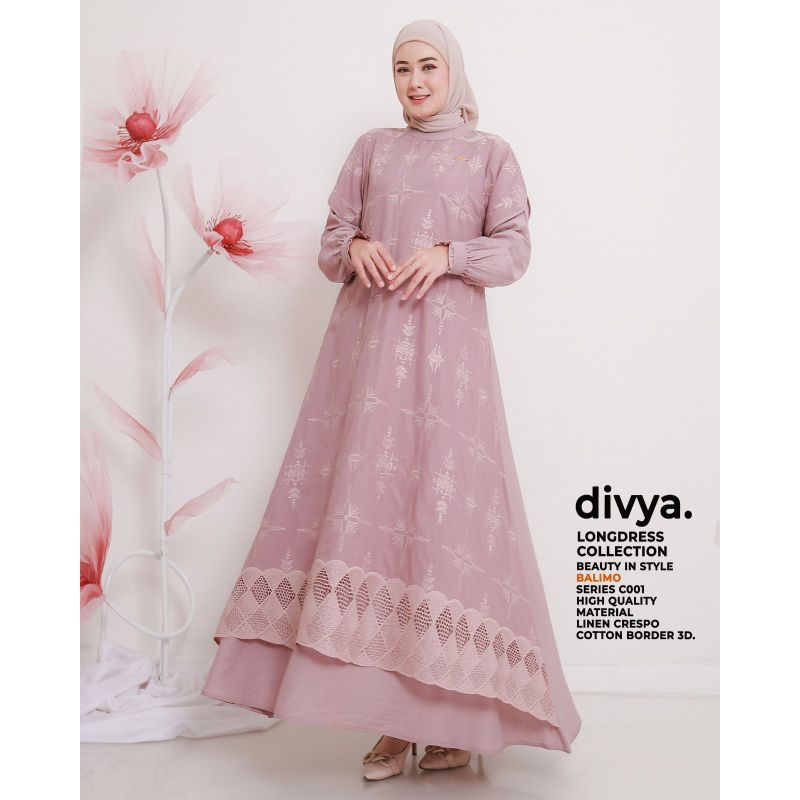 Gamis Dress Wanita Terbaru Divya/Talea by Balimo