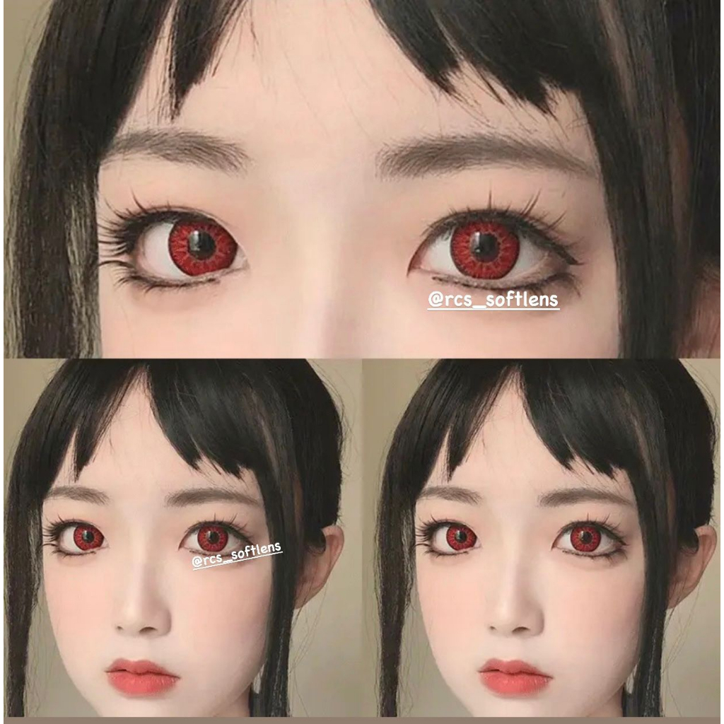 RCS✔️ NEW ARRIVAL - Softlens Cosplay merah minus -1.00 s/d -8.00