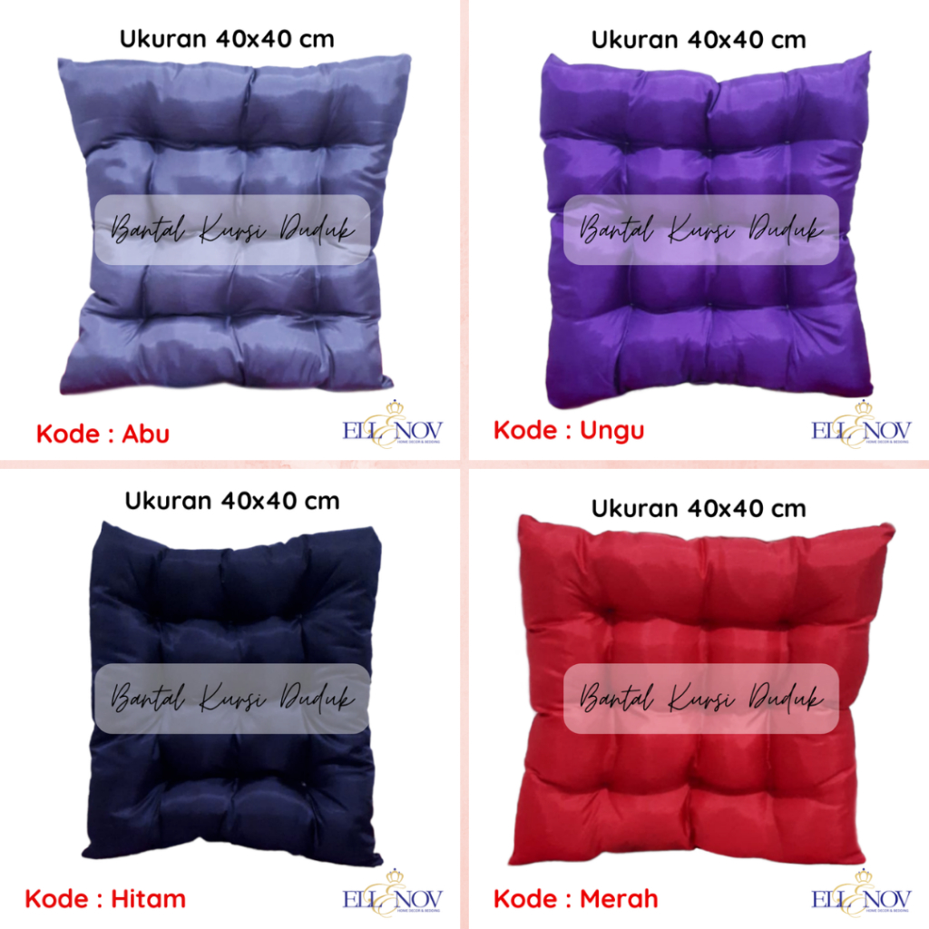Bantal Kursi | Alas Kursi isian Dakron Murah Meriah |  BANTAL KURSI DUDUK SOFA JOK MOBIL SANDARAN
