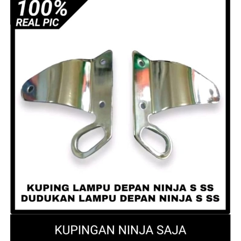 Kupingan Lampu Depan Ninja S SS Sepasang Kualitas Terbaik