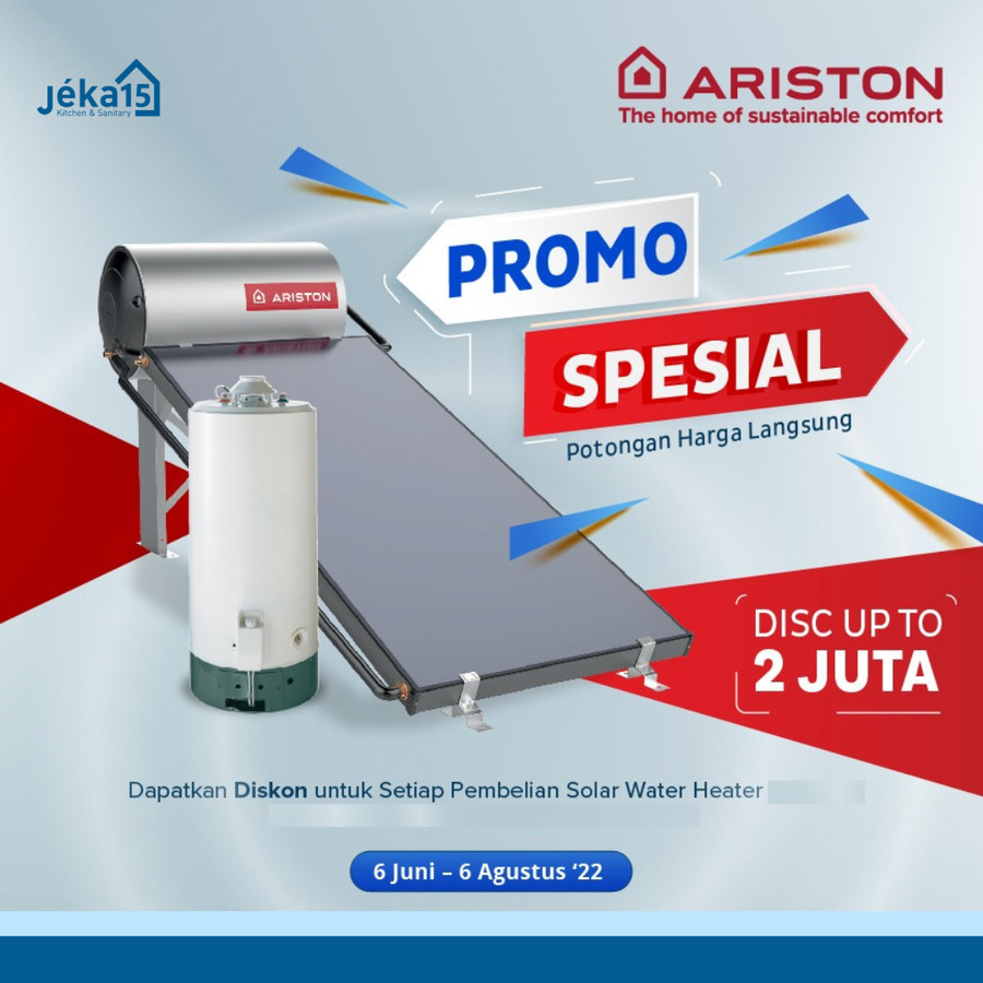 KAIROS THERMO DR | PEMANAS AIR TENAGA SURYA | SOLAR ARISTON WATER HEATER