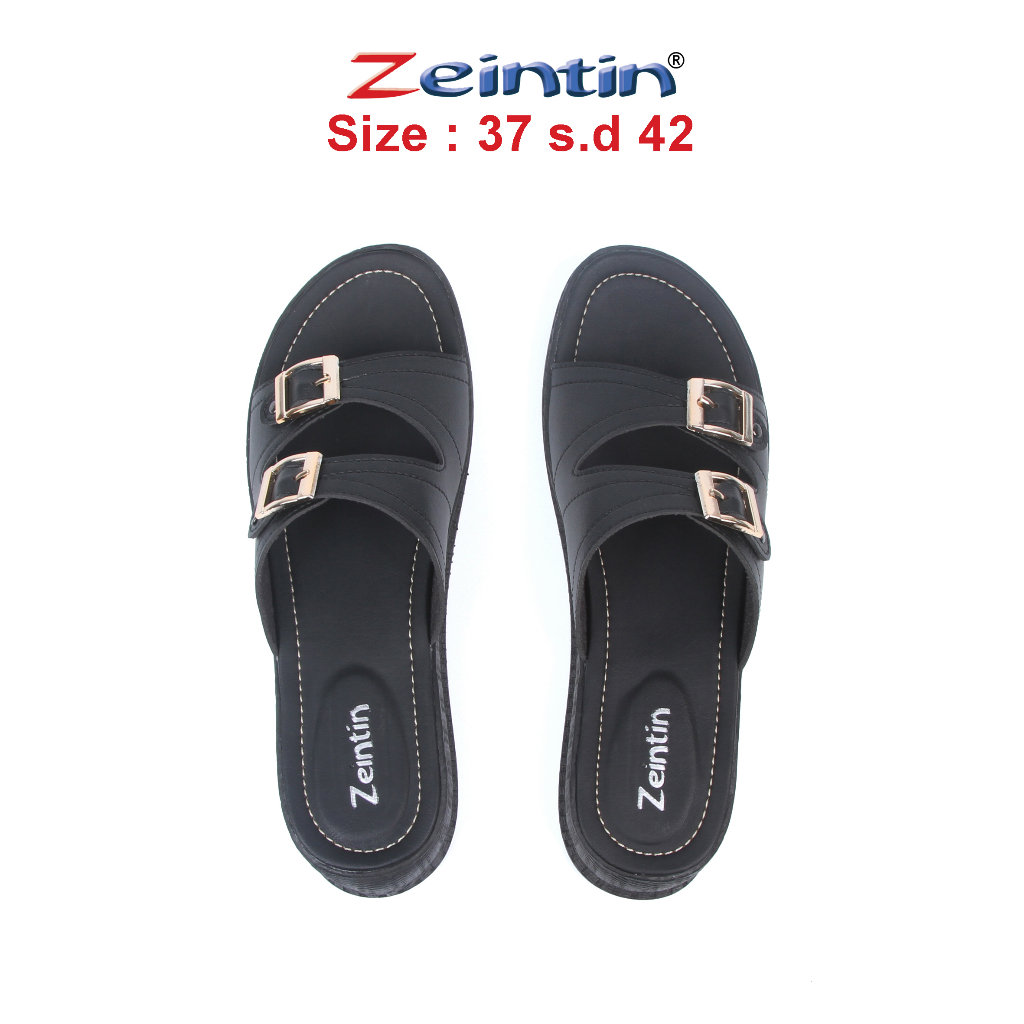 Zeintin - Sandal Wanita Sandal kulit Sintetis Wanita Terbaru  Sandal Ibu Ibu Sandal Kasual Formal HP