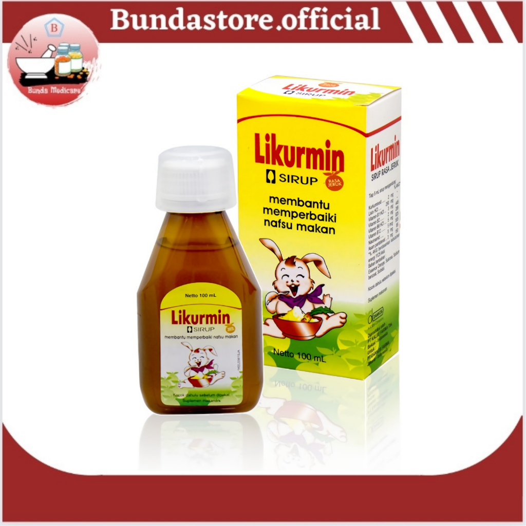 Likurmin Sirup Suplemen Penambah Nafsu Makan Anak