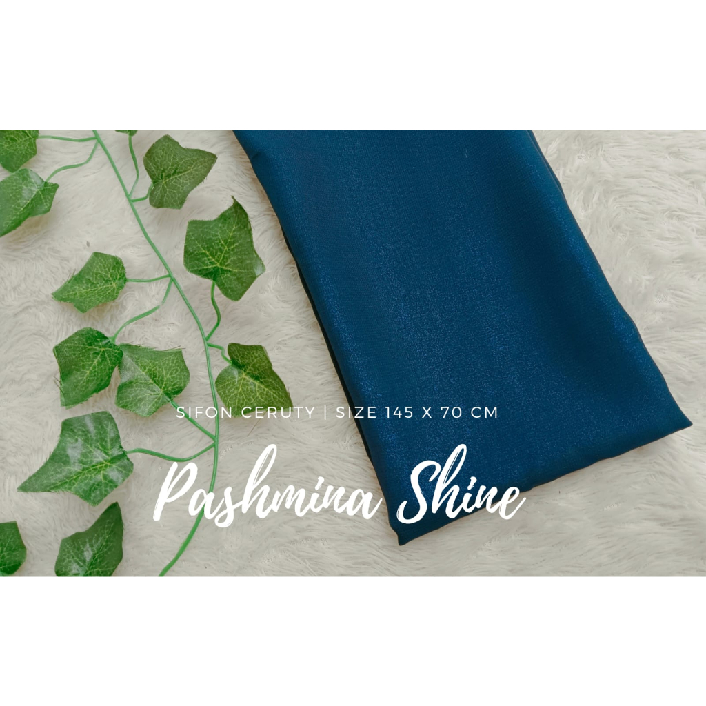 Pashmina Polos Polyester 160cm x 60cm Hijab Paris