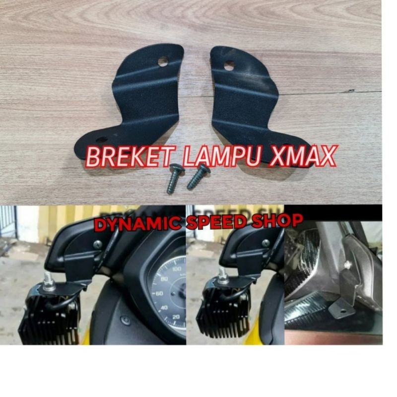 breket lampu xmax breket lampu tembak xmax breket lampu kuping xmax
