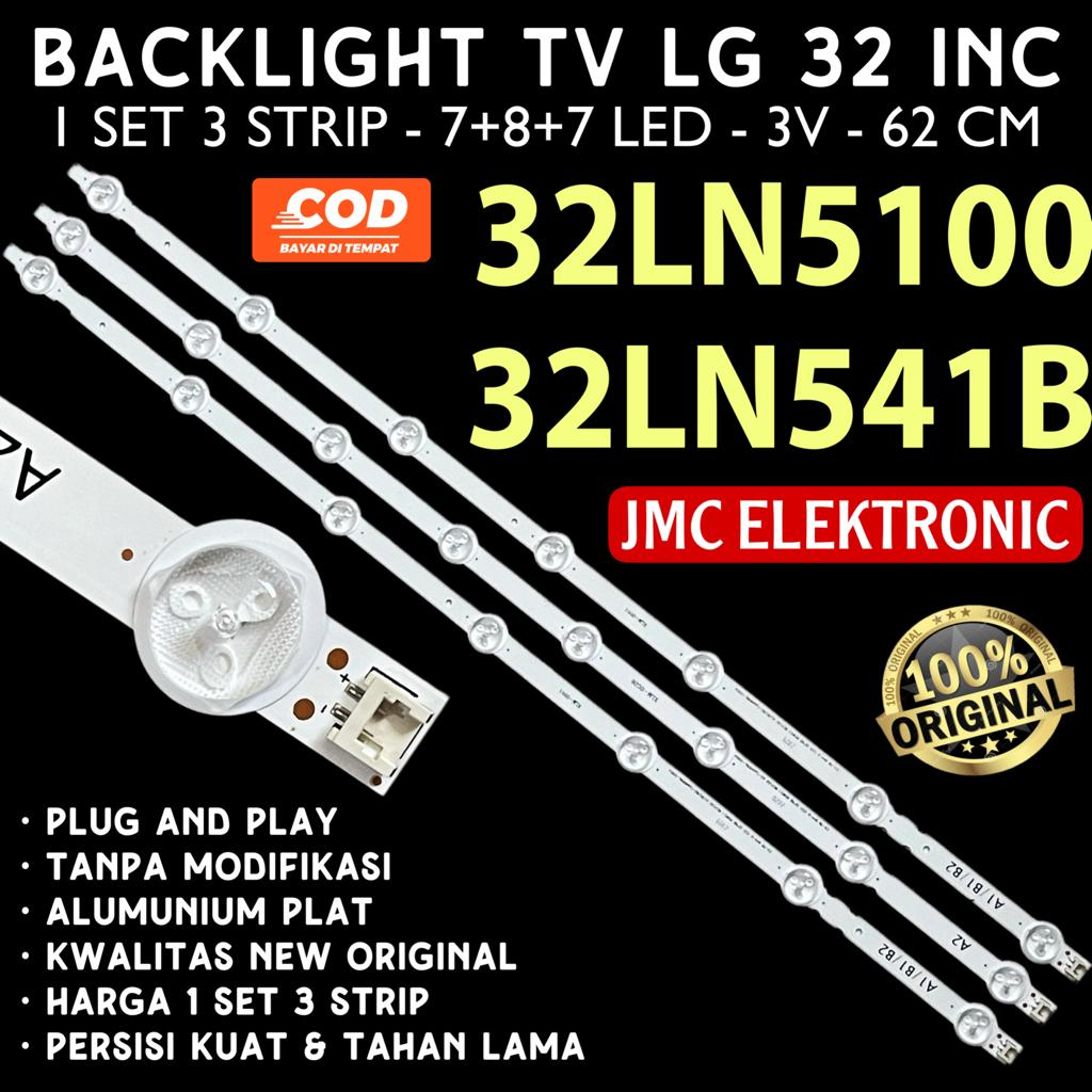 BACKLIGHT TV LED LG 32 INC 32LN5100 32LN541 32LN541B 32LN LAMPU LED BACKLIGHT 32IN 7.8.7 LED 3V