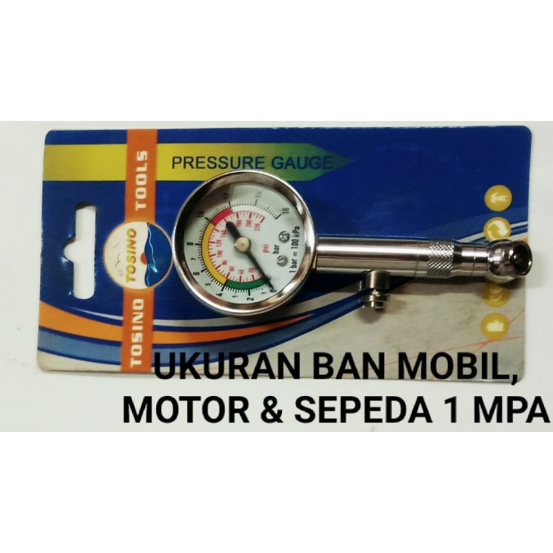 UKURAN ANGIN BAN MOBIL, MOTOR & SEOEDA 1 MPA
