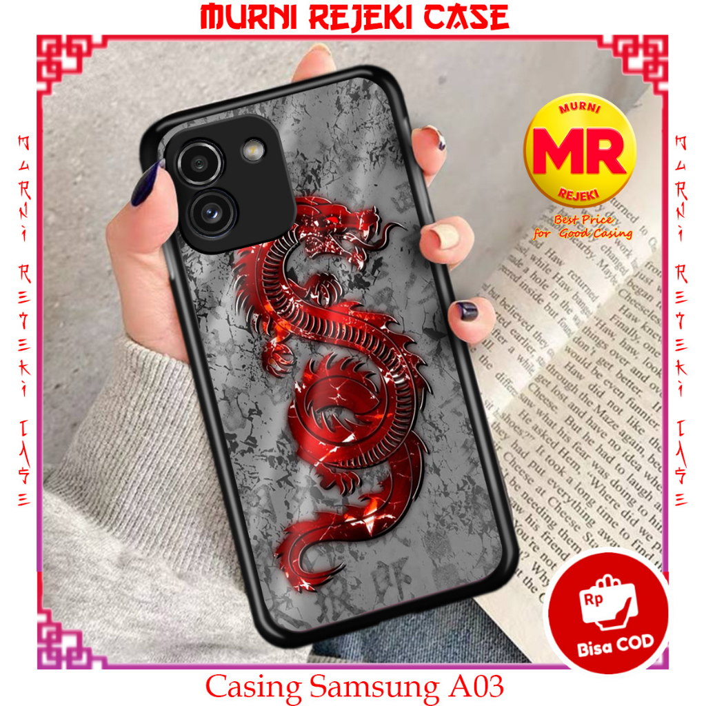 Casing Hp Samsung A03 Case Samsung A03 Motif DRAGON Case lucu Casing Samsung Case Anime Softcase Har