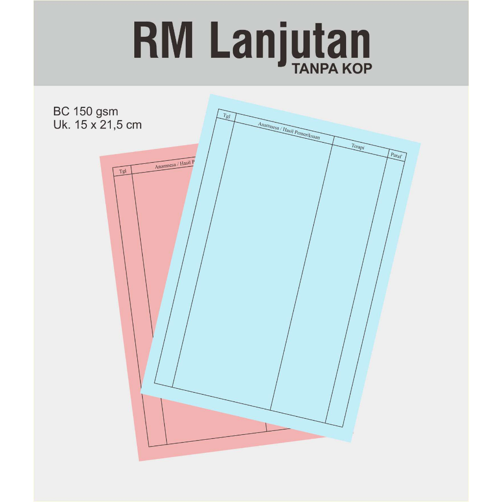 

RM LANJUTAN A5, TANPA KOP (Isi100 lbr)