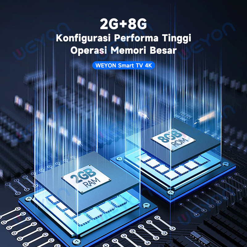 Weyon 50 Inch TV LED Adriod 11 Smart TV 4K UHD WIFI Bluetooth Connectivity Vioce Control Youtube Netflix