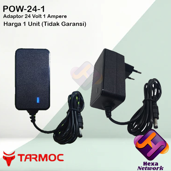 Tarmoc Adaptor 24V 1 A | Adaptor 24 Volt 1 Ampere