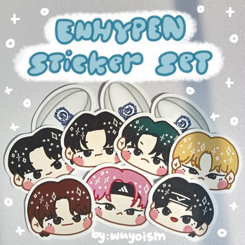 [BACA DESKRIPSI] ENHYPEN TAMED-DASHED CHIBI STICKER SET STIKER