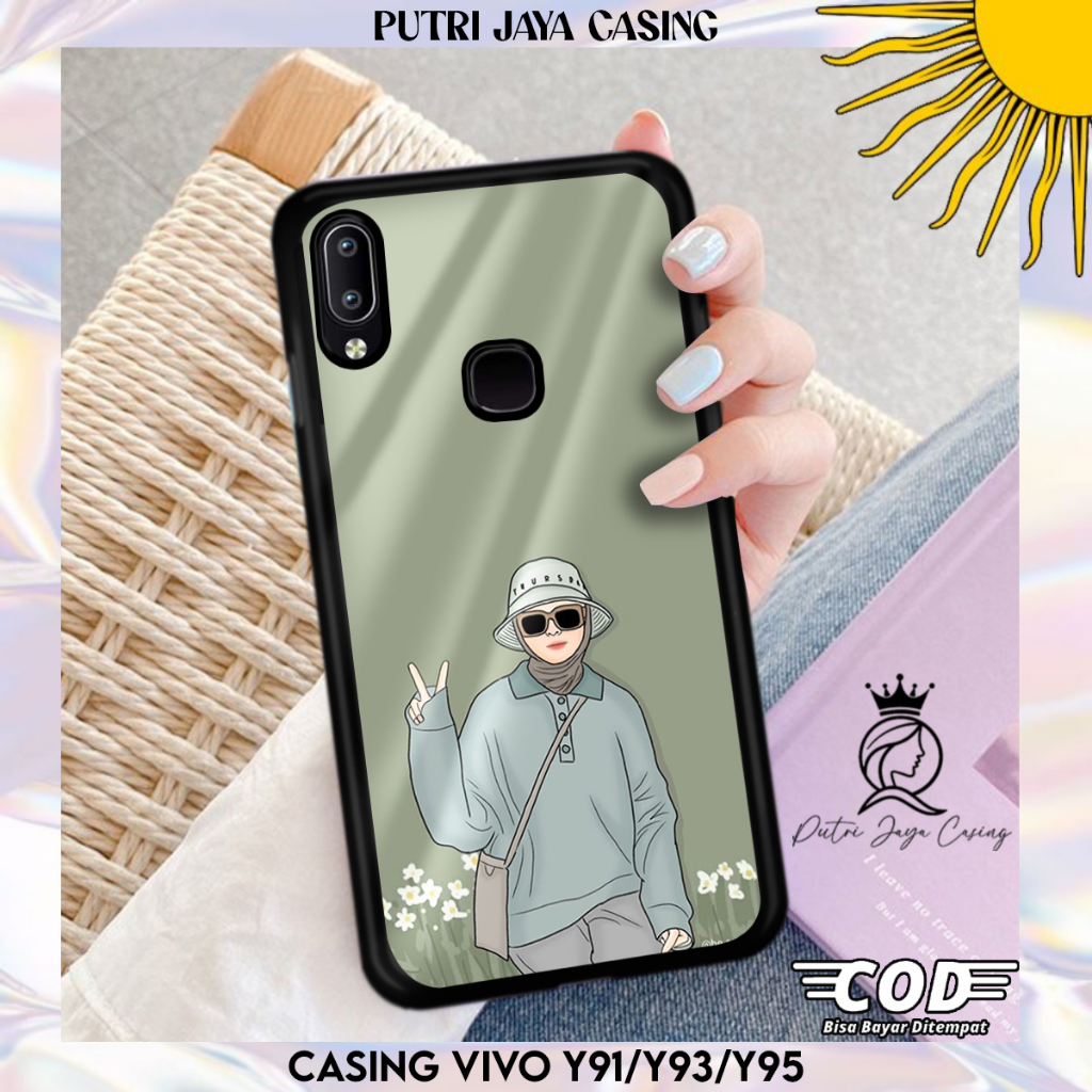 Case Hp Vivo Y91 Y93 Y95 casing Vivo Y91 Y93 Y95 Motif HIJAB03 Casing Terbaru Case Karakter Lucu Cas