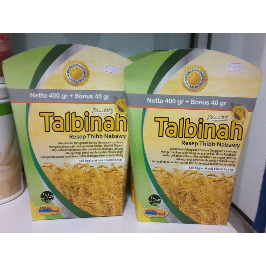 

TALBINAH 400gr + 40gr Tepung Resep Thibbunn Nabawi