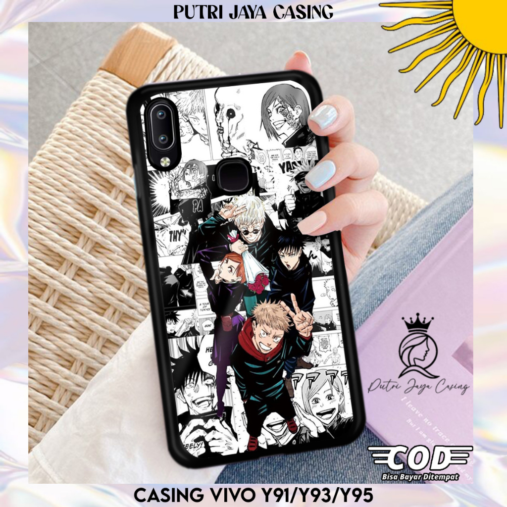 Case Hp Vivo Y91 Y93 Y95 casing Vivo Y91 Y93 Y95 Motif ANIMEJJTSU03 Casing Terbaru Case Karakter Luc